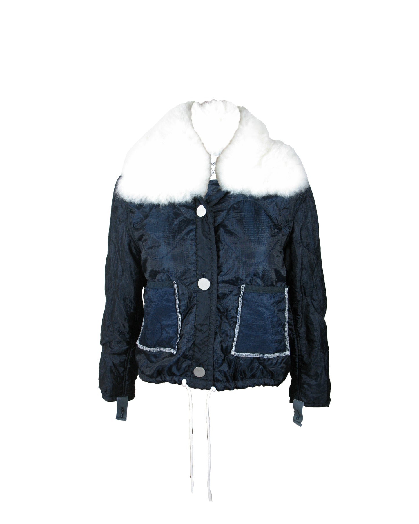 Military Liner (Fur Collar Drawstring)