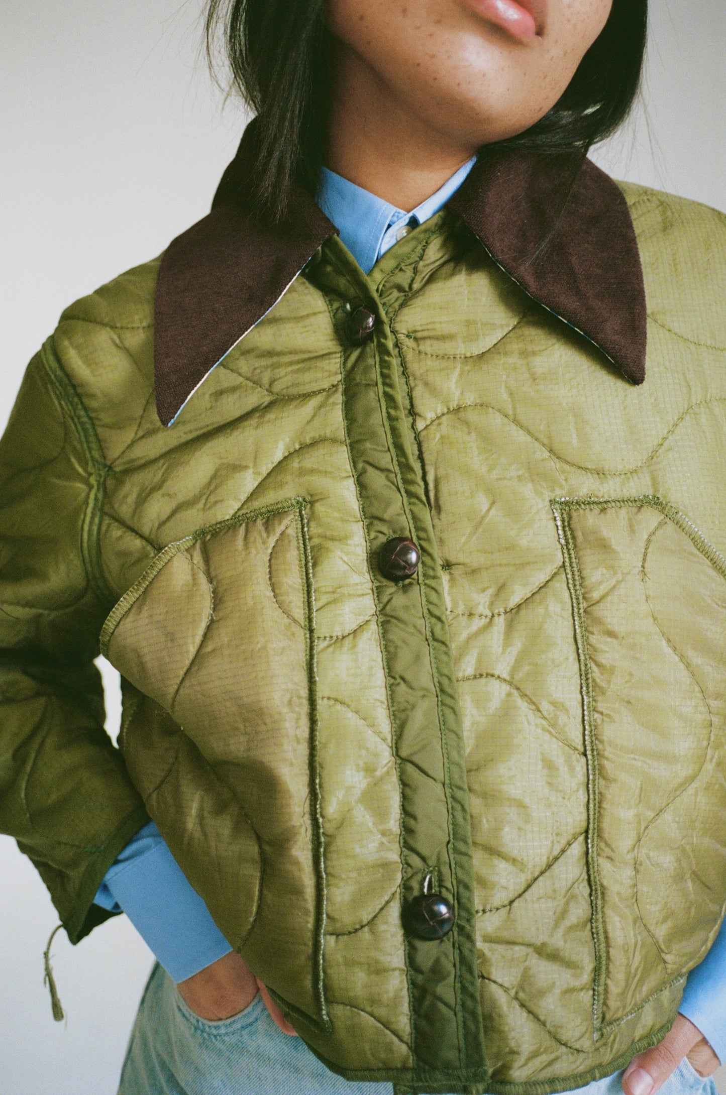 Military Liner (Cord Collar)