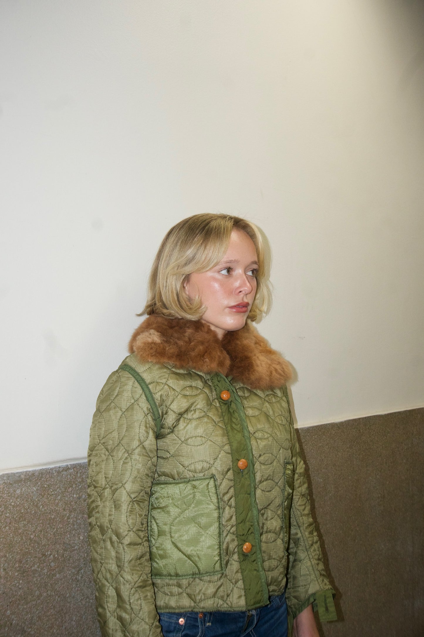 Military Liner (Fur Collar Buttons)