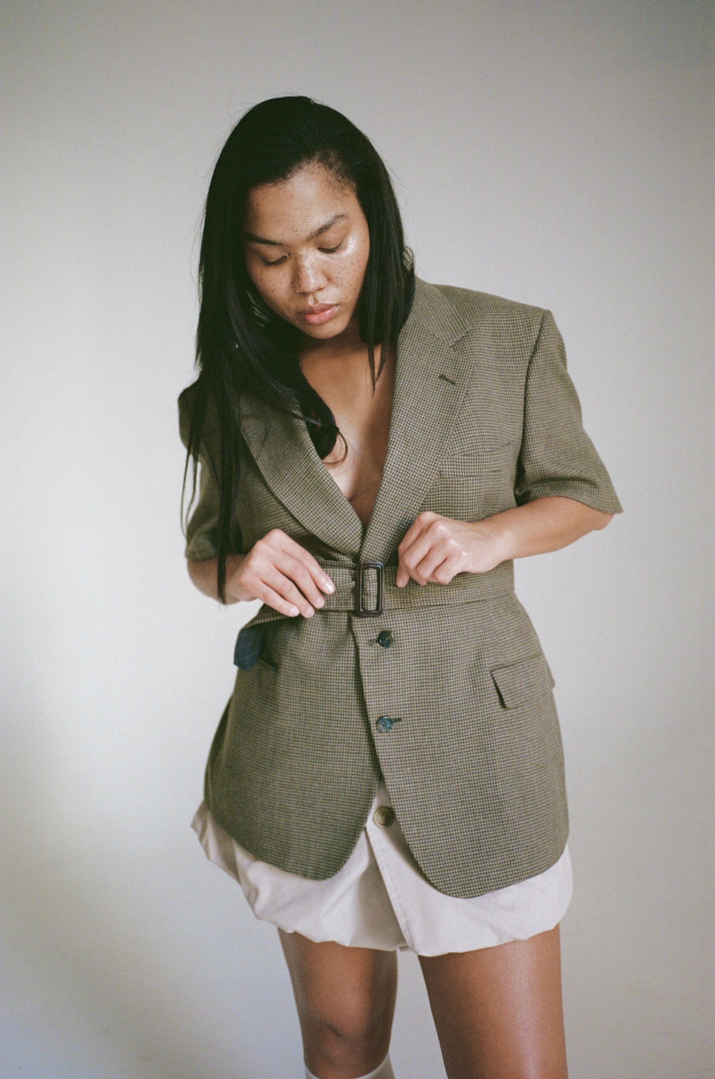 The Belted Blazer